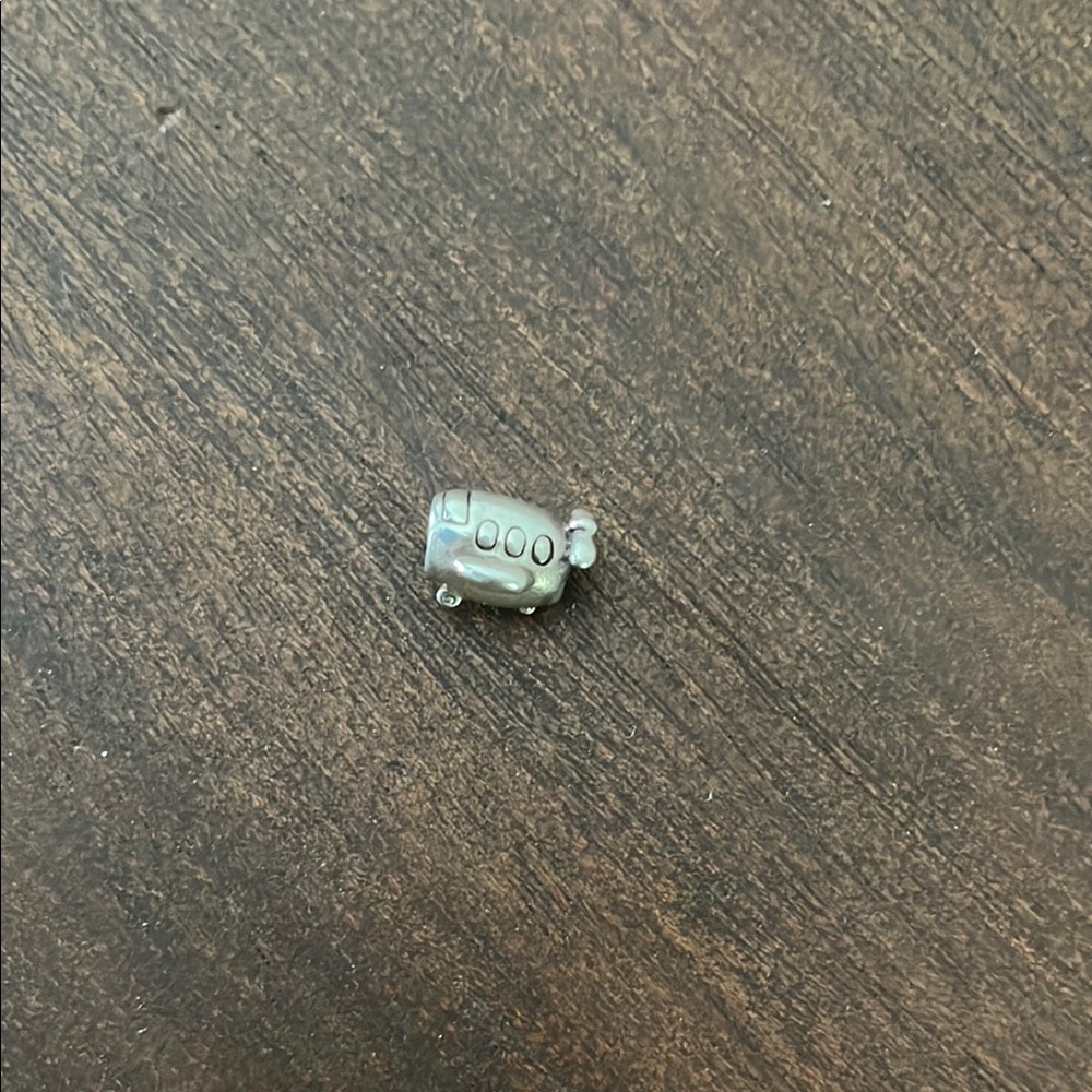 Silver Airplane Charm